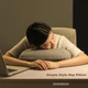 Подушка AVIVI Office Memory foam с памятью 38х26х10 см чехол из органического хлопка White Gray - изображение 5
