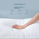 Набор подушек Jingdong Jingzao Better Pillow 48х74 см Антибактериальная (волокнистая подушка класса А) White - изображение 8