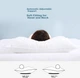 Набор подушек Jingdong Jingzao Better Pillow 48х74 см Антибактериальная (волокнистая подушка класса А) White - изображение 11
