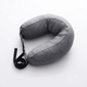 Подушка дорожня U-подібна Jingdong Jingzao 94% натуральний латекс 66x16 см Dark Gray - зображення 1