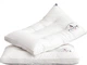 Подушка Dohia FLUFFYHIGHPILLOW анатомический хлопок средний 74х48х8 см White - изображение 3