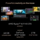 Ноутбук ASUS ProArt P16 H7606WW-AI9HX370 (90NB14H1-M001V0) 16" 4K OLED Touch / AMD Ryzen AI 9 HX 370 / RAM 64 ГБ / SSD 2 ТБ / NVIDIA GeForce RTX 5080 16 ГБ / Windows 11 Pro / Black - зображення 3
