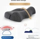 Подушка AVIVI Wealthy Memory foam Анатомическая с эффектом памяти массажная 52х35х11 см Gray - изображение 5
