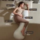 Подушка BabyWatch для вагітних H-подібна багатофункціональна з підтримкою живота та спини - зображення 4