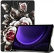 Чохол для планшета Samsung Galaxy Tab S10 FE (SM-X520/SM-X526) 10.9" BeCover Smart Case Black Rose (BC_715923) - зображення 3