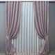 Комплект готовых штор VR-Textil Микровелюр Petek № 1493ш Лавандовый 150х270 см 2 шт (33-1264) - изображение 2