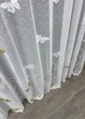 Тюль VR-Textil 1886т Жакард Бабочки Белый с коричневым 400х270 см (42-1304) - изображение 8