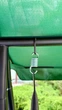 Садовая качель 4P Garden Comfort четырёхместная, 230 см, раскладная, с подушками и подстаканниками, Зеленая - изображение 12
