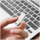 Флеш-накопитель USB 2.0 64 ГБ для ноутбука металлический Hoco LS-2351 - изображение 2