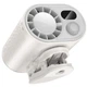 Портативный вентилятор Hoco HX609 handheld folding fan 3600 mAh White - изображение 4