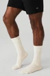 Шкарпетки унісекс Alo Yoga Unisex Throwback Sock розмір M бежеві A0357U - изображение 4