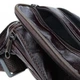 Мужская кожаная сумка на пояс Borsa Leather коричневая из натуральной телячьей кожи бананка через плечо 70671 - изображение 5