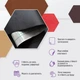 Самоклеящаяся экокожа 137х300 см 0,5 мм Черный PVC PU - изображение 4