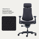 Fotel biurowy LiberNovo Omni Space Black (CP-GW-0000015-00-01) - obraz 12