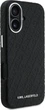 Etui plecki Karl Lagerfeld FW Stamped Karl MagSafe do Apple iPhone 16 Black (KLHMP16SPGKLFOFK) - obraz 4