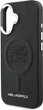 Etui plecki Karl Lagerfeld Initial & Metal Logo MagSafe do Apple iPhone 16 Black (KLHMP16SPGFKLRDK) - obraz 6