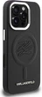 Etui plecki Karl Lagerfeld Initial & Metal Logo MagSafe do Apple iPhone 16 Pro Black (KLHMP16LPGFKLRDK) - obraz 4