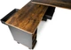 Регулируемый стол Barsky StandUp Loft 140x60x72-118 см с тумбой Brown-Black (BSTLс-01) - изображение 19