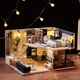 Румбокс Вілла Затишне життя Roombox Villa The Satisfied Time CUTEBEE Інтер'єрний конструктор L-032 + купол - зображення 1