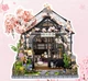 Румбокс Весняна теплиця з сакурою Інтер'єрний конструктор Sakura Greenhouse DIY Miniature House Kit M-2621 + купол - изображение 4