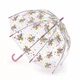 Зонт-трость детский механический Fulton Funbrella-4 C605-039090 Bella The Unicorn Единороги прозрачная - изображение 1