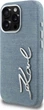 Etui plecki Karl Lagerfeld FW Jeans Signature Logo do Apple iPhone 16 Pro Blue (KLHCP16LPJFMSVB) - obraz 2