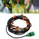 Садовий туманоутворювач 10 м з 15 форсунками система зрошення та охолодження для рослин теплиці й тераси - зображення 6