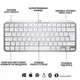 Клавіатура Logitech MX Keys Mini Minimalist US Pale Grey (920-010499) - изображение 5