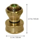 Универсальный садовый распылитель Schmidt Brass компактная латунная насадка на шланг 4,5×3 см - изображение 5