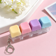 Антистрес-брелок механічна клавіатура 4 клавіші | Fidget Keychain | Клікер-брелок з RGB-пастельними клавішами | Іграшка-антистрес для дітей і дорослих | Брелок на ключі - зображення 1