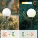 Світильник садовий на сонячній батареї, LED куля 10 см, SmartLED, 6шт - изображение 6