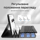 Клавіатурний чохол для iPad 9.7 (2018/6th) та 2017 (5th), iPad Air 1/2, магнітна бездротова QWERTZ з держачем для стилуса, чорний - зображення 5