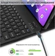 Клавіатурний чохол для Lenovo Tab M10 Plus (3rd Gen) 10.61" TB125FU/TB128FU/TB128XU QWERTZ знімний бездротовий чорний - зображення 5