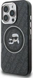 Etui plecki Karl Lagerfeld IML Glitter Karl & Choupette Heads Logo MagSafe do Apple iPhone 16 Pro Max Black (KLHMP16XHMKBKCHK) - obraz 2
