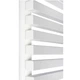 Дизайнерский радиатор Betatherm Quantum BQH1 405x1200 горизонтальный, белый матовый - изображение 3