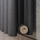 Дизайнерский радиатор Navin Ellipse Double 1800x600 вертикальный, черный (02-245133-6018) - изображение 6