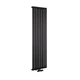 Дизайнерский радиатор Rastas Aurora 1 1800x480 вертикальный, черный матовый (RR-UT1800480SB) - изображение 1
