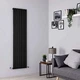 Дизайнерский радиатор Rastas Aurora 1 1800x480 вертикальный, черный матовый (RR-UT1800480SB) - изображение 6