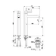 Смеситель для раковины KFA Armatura Moza Mini однорычажный, черный матовый (5032-632-81) - изображение 2