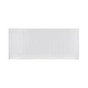 Стальной радиатор BIASI 600x2000К тип 22, боковое подключение, белый (B600222000K) - изображение 1