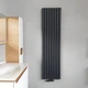 Дизайнерский радиатор Rastas Aurora 2 1800x480 вертикальный, антрацит матовый - изображение 6