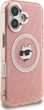Etui plecki Karl Lagerfeld IML Choupette Head Logo MagSafe do Apple iPhone 16 Pink (KLHMP16SHMKBCHP) - obraz 4