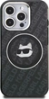 Etui plecki Karl Lagerfeld IML Choupette Head Logo MagSafe do Apple iPhone 16 Pro Max Black (KLHMP16XHMKBCHK) - obraz 3
