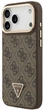 Etui na smartfon Guess 4G PU Triangle Logo & Stand Camera Magsafe do Apple iPhone 17 Pro Max Brown (3666339534462) - obraz 3