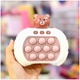 Игрушка антистресс Pop it PRO Bear с звуковыми эффектами для детей и взрослых 12.1 х 6 х 12.8 см коричневый LS-591 - изображение 2