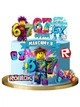 Декор на торт Roblox Six Seven 67 Роблокс Шість Сім вафельний папір для торта їстівний друк на вафельному папері харчова вафельна картинка А4 2606264205 - зображення 3
