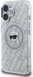 Etui plecki Karl Lagerfeld IML Karl Head Logo MagSafe do Apple iPhone 16 Grey (KLHMP16SHMKBKHG) - obraz 2