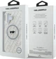 Etui plecki Karl Lagerfeld IML Karl Head Logo MagSafe do Apple iPhone 16 Grey (KLHMP16SHMKBKHG) - obraz 8