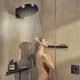 Лейка для душа Hansgrohe Rainfinity 130 3jet EcoSmart пластик, черный матовый (26865670) - изображение 2