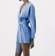 Комбінезон ромпер напівлляний на ґудзиках з поясом блакитний Zara розмір М - изображение 6